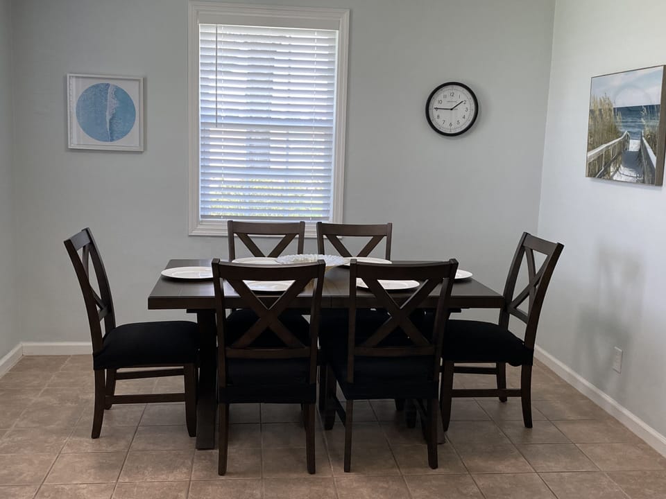 Plenty of seating for dining