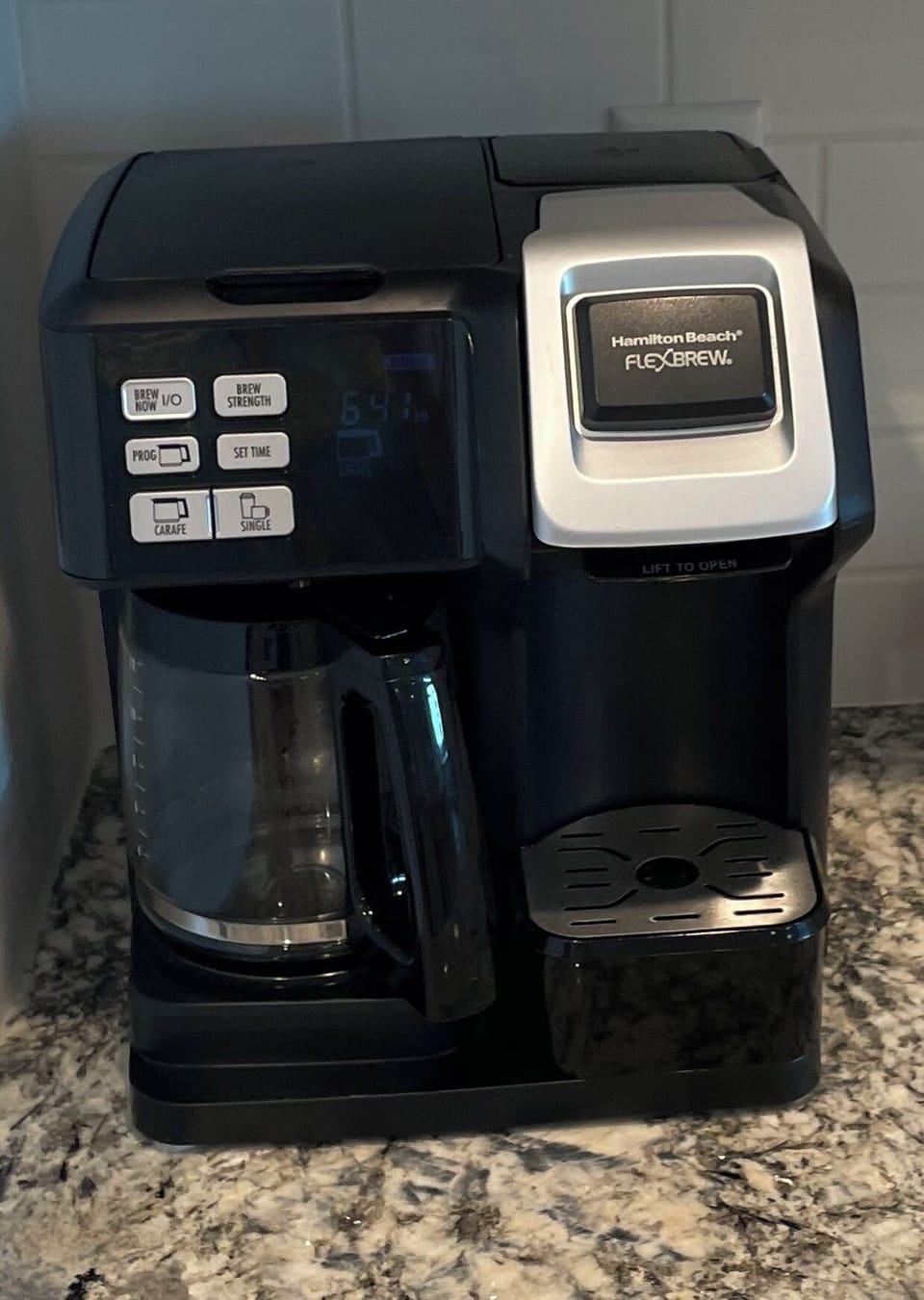 Flex brew system for brewed pots or individual K-cups
