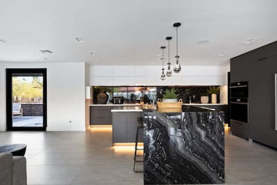 Kitchen Island + Barstool Seating