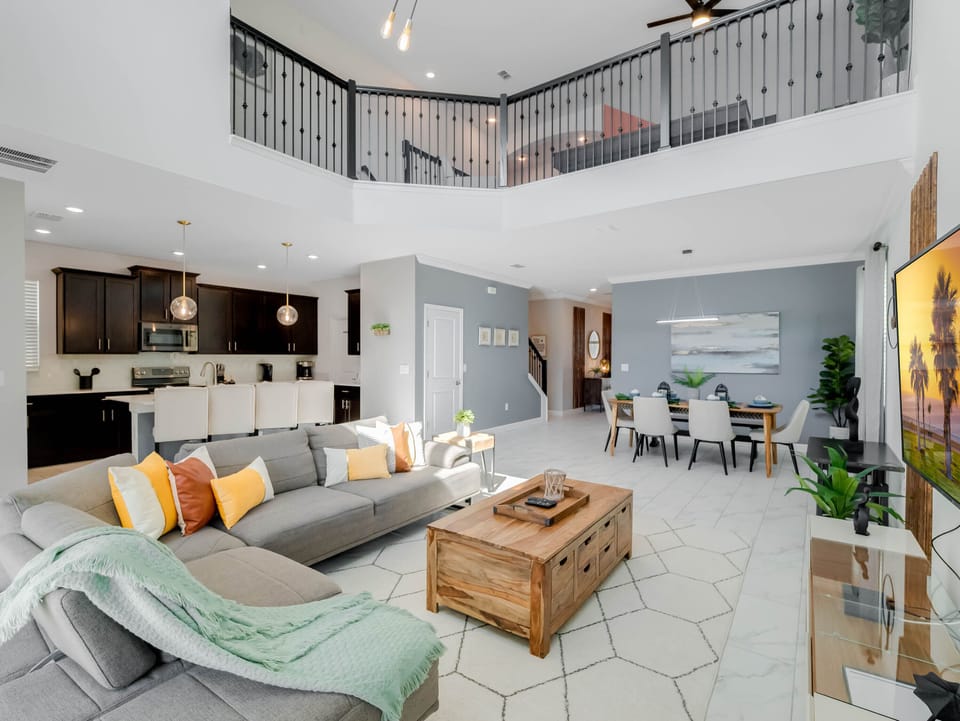 Spacious Living Room. Open Concept