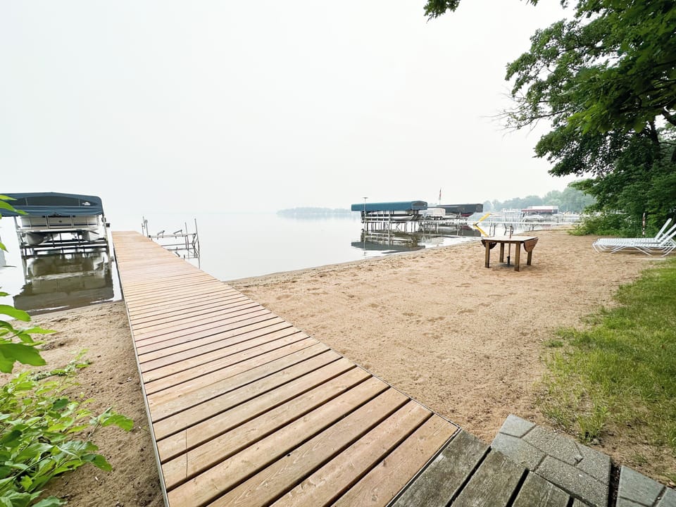 Sandy beach and awesome swimming!