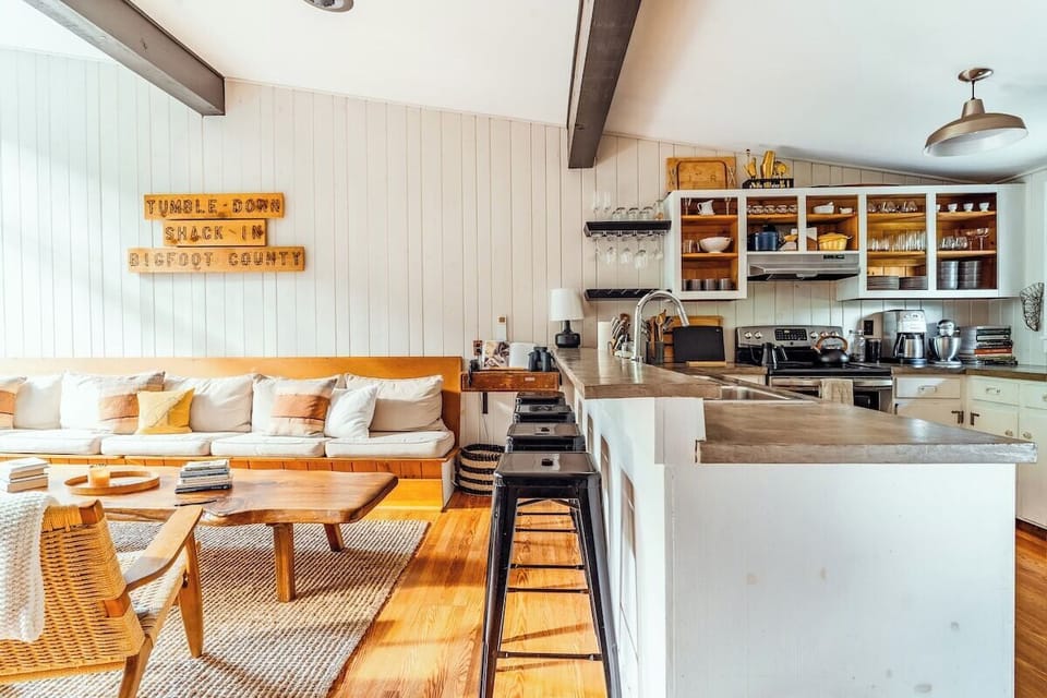 Open concept living.
