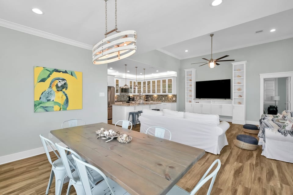 Large dining table
