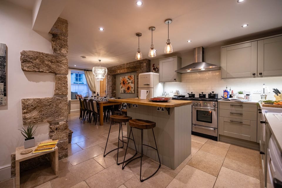 Living Space - the open plan kitchen-diner really is the heart of this home.