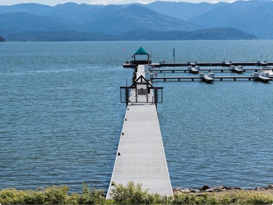 Private marina with slip available 