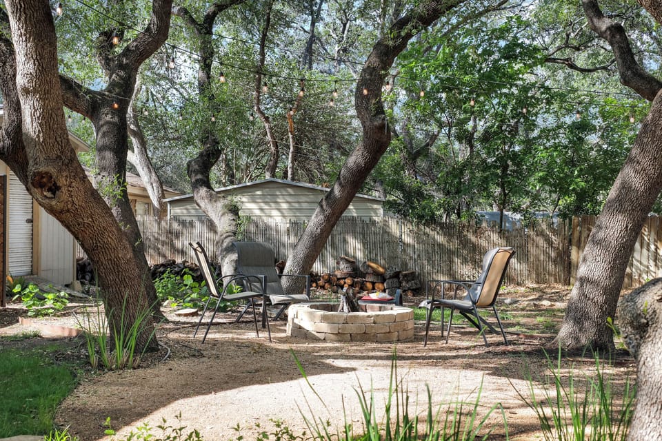 Firepit with free wood included.
