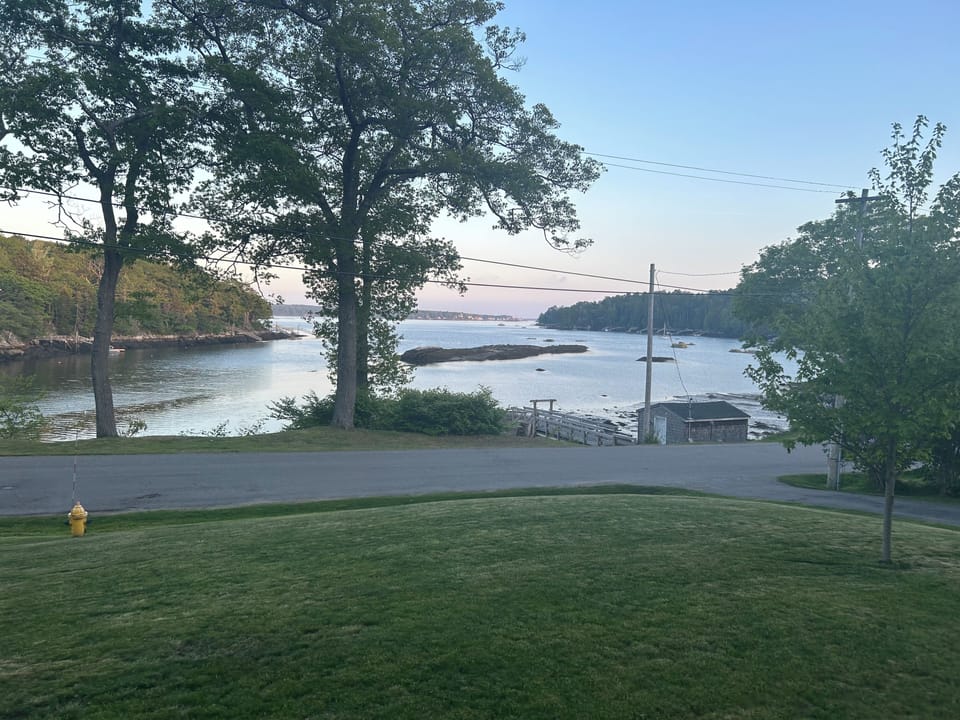 Front deck view