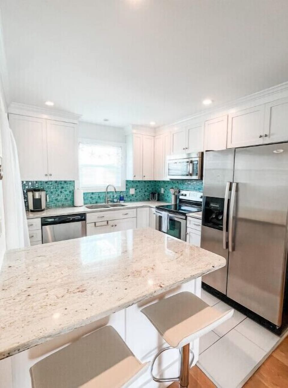 Fully Stocked Kitchen makes  cooking and enjoy meals at the Condo easy!