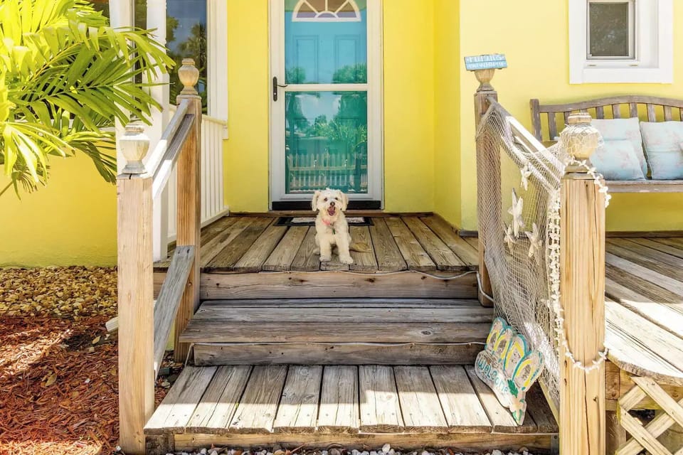 We are Pet friendly! Enjoy your furry friend while vacationing in Cocoa Beach