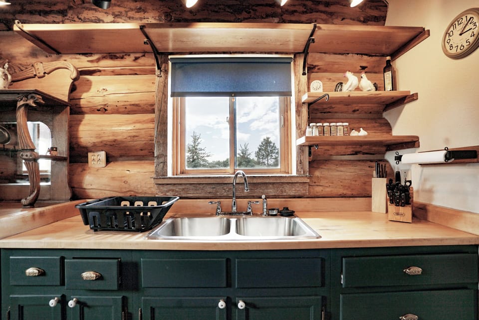 Area has been newly upgraded with dishwasher, new faucet, + more counter space