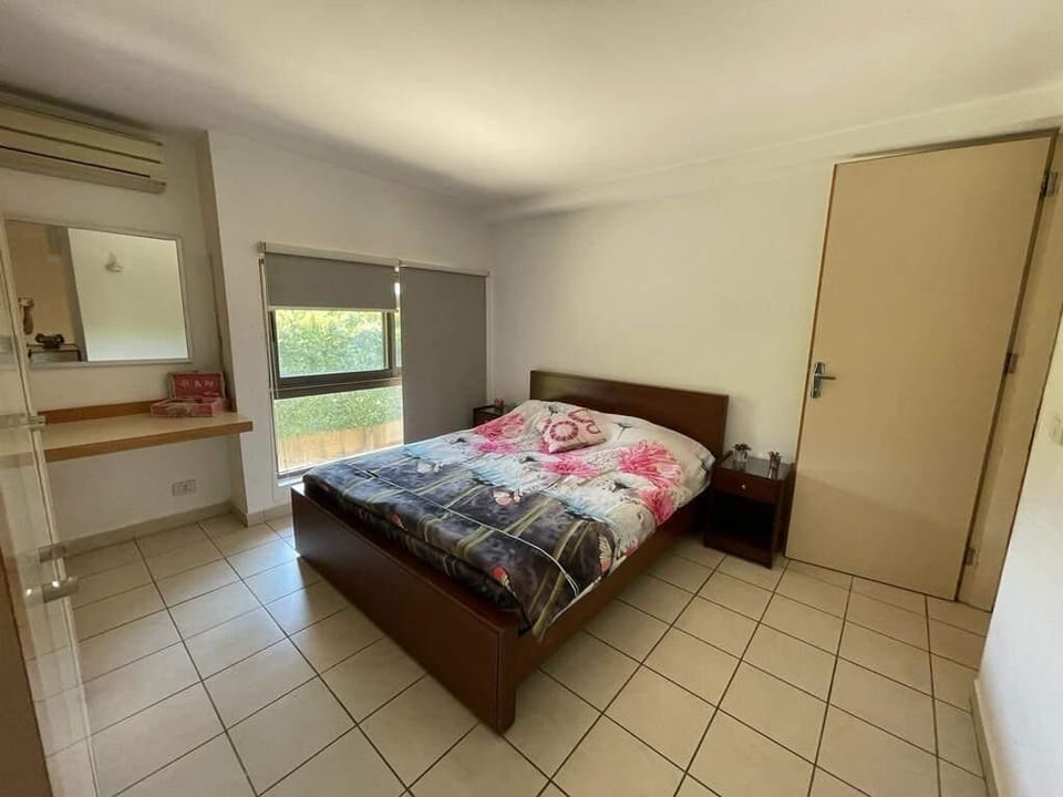 The bedroom.