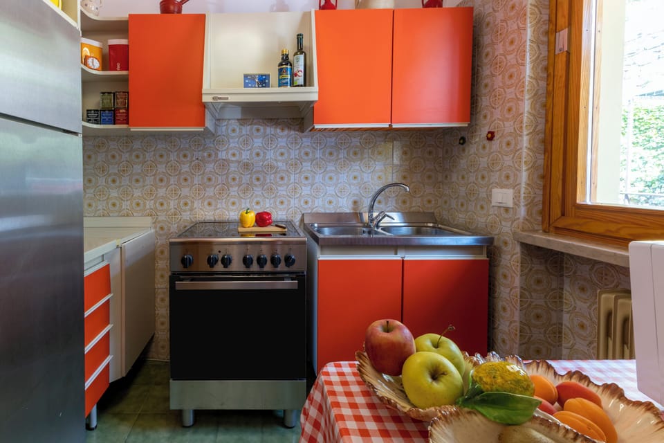 The kitchen fully equipped