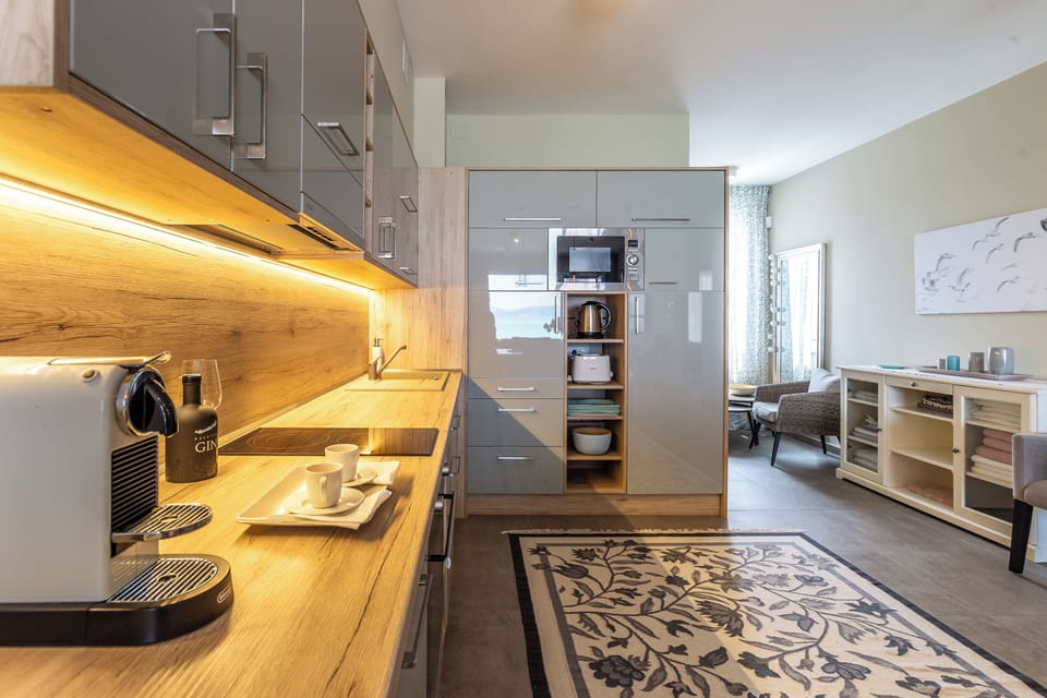 Open plan kitchen