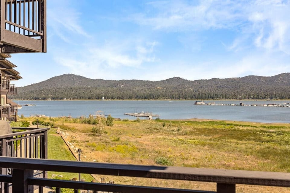 Lakefront at the Village balcony features spectacular views!