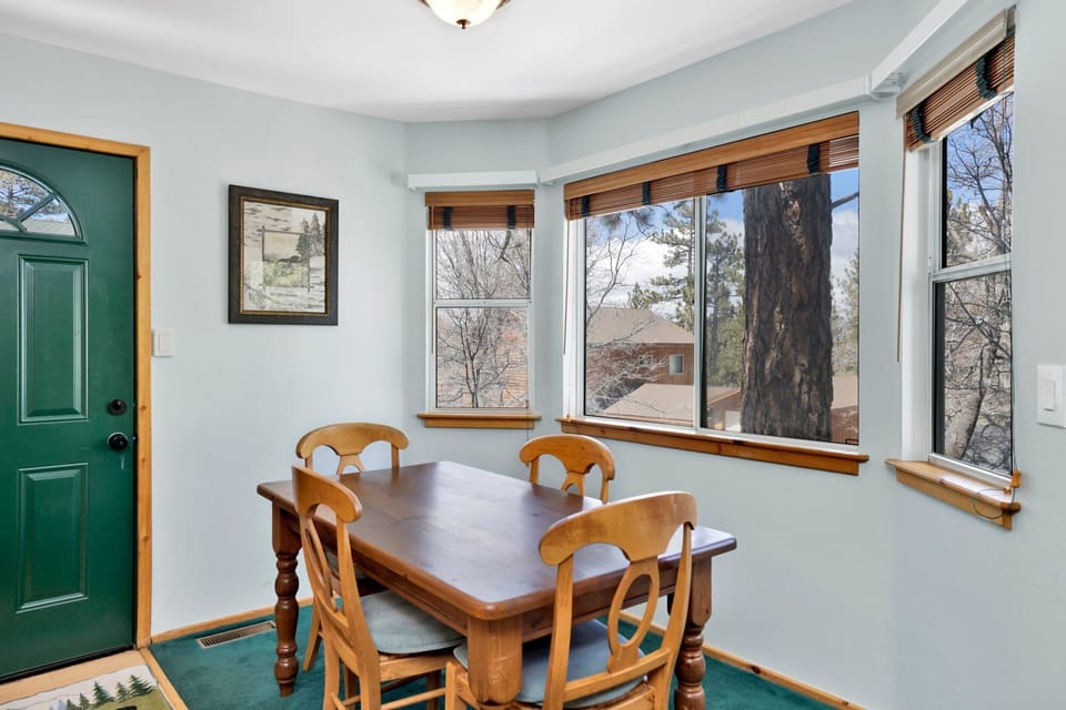 Inviting dining area designed for comfort and connection. The space feels open and airy, with a warm atmosphere that makes everyday meals and special gatherings equally enjoyable.