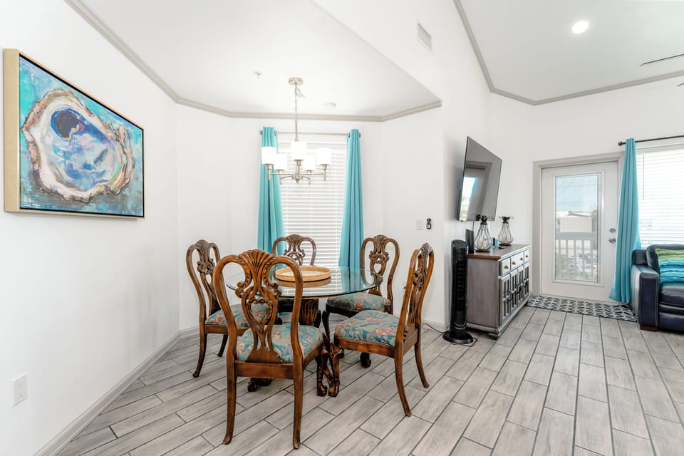 We brought the beach vibes inside with our vibrant color palette pearly art. All that's missing is you!