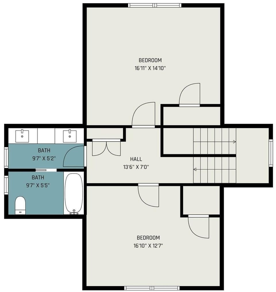 Blue Ivy upper level floor plan