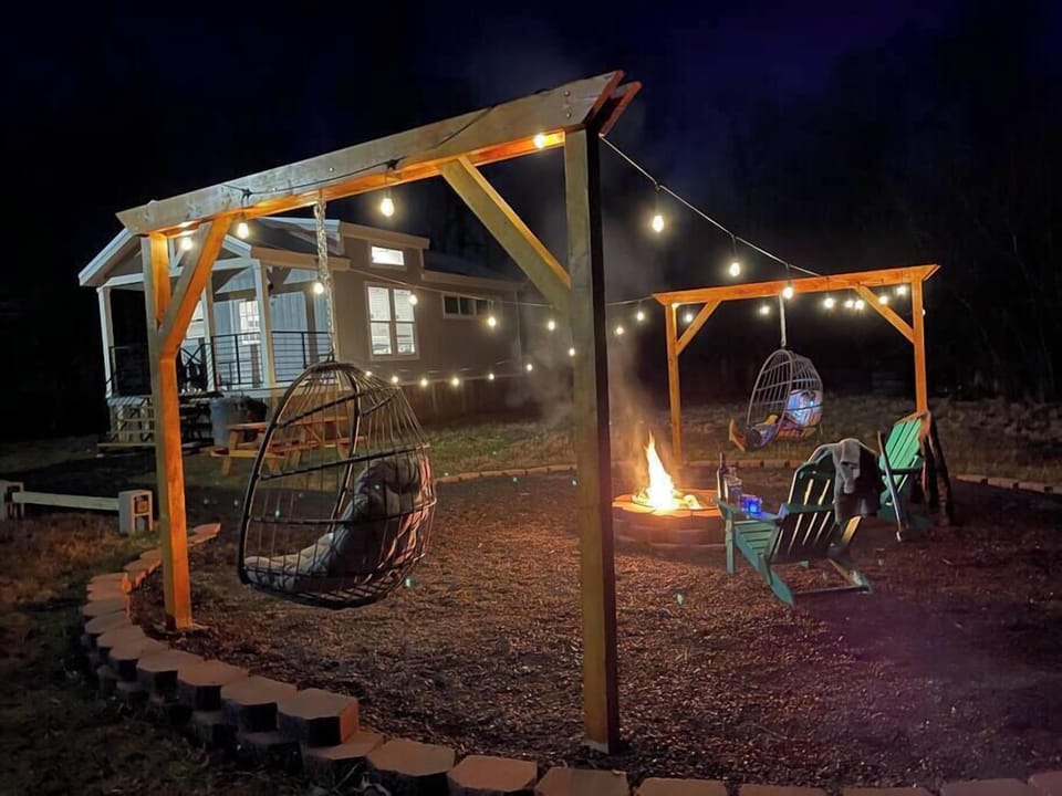 Night time Firepit area