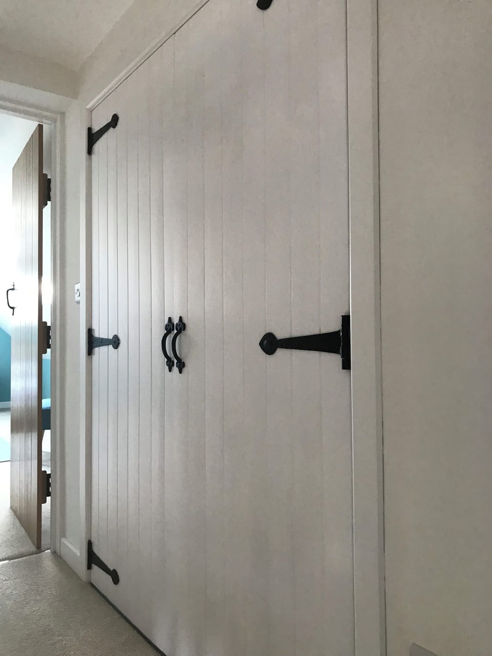 Plenty of cupboard space on the landing