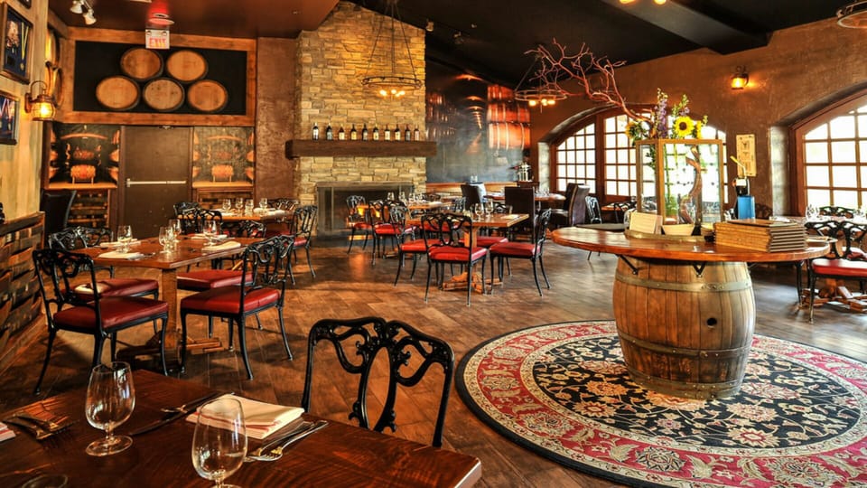 The restaurant decor is so unique