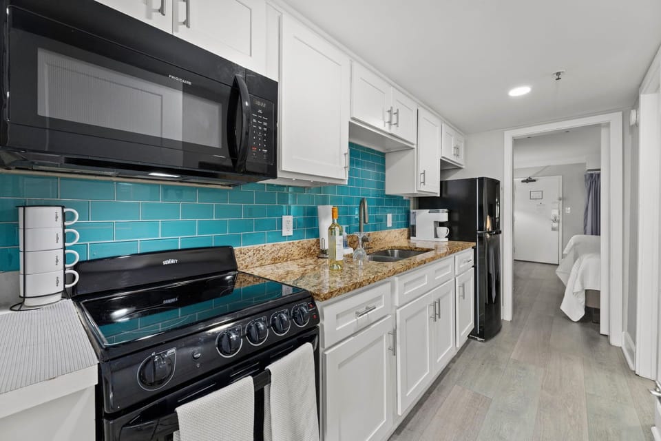 Fully stocked kitchen