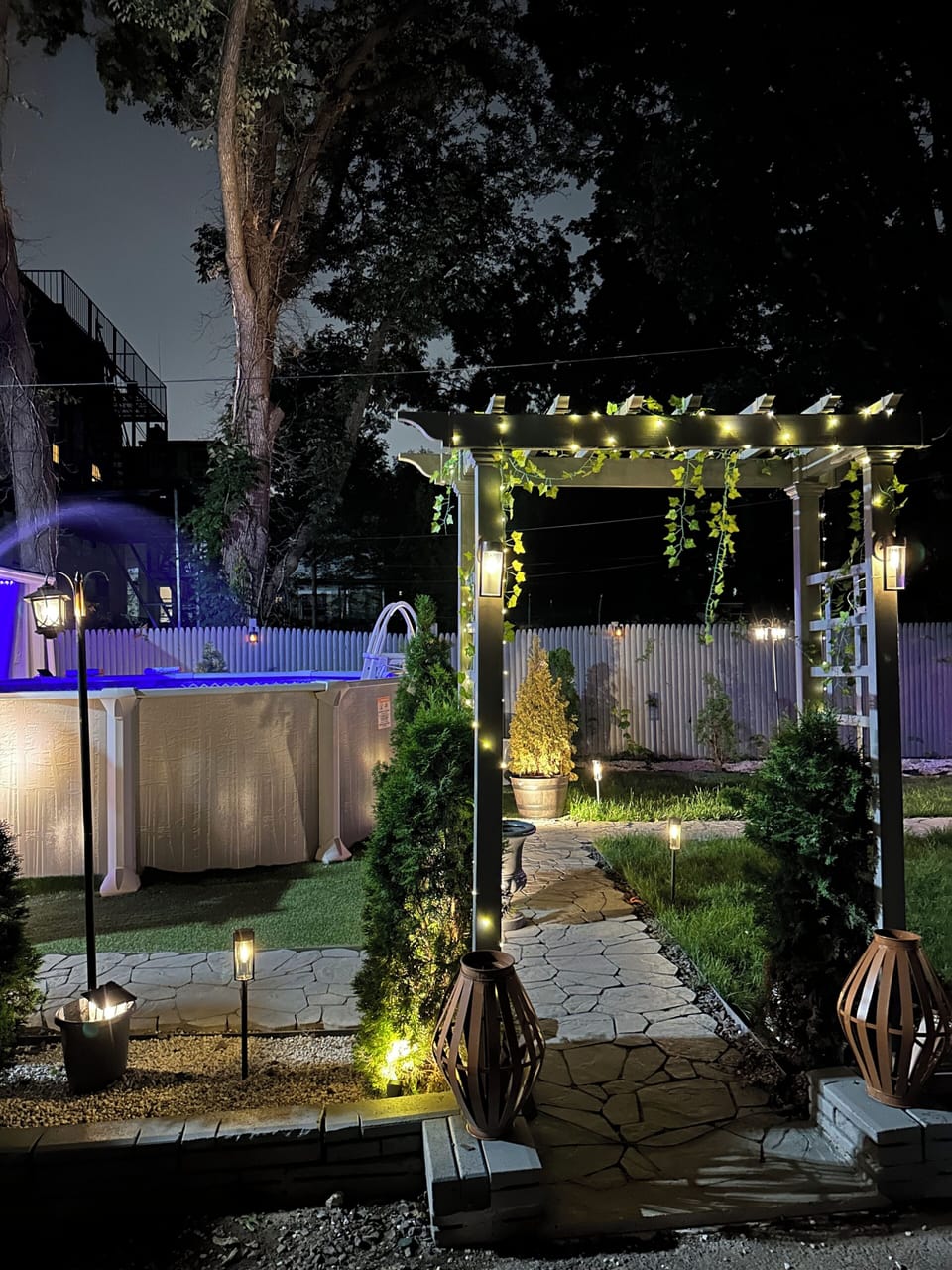 Our beautiful backyard 