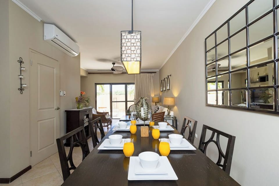 Elevate your dining experience: Immerse yourself in luxury and comfort in this stunning dining room.