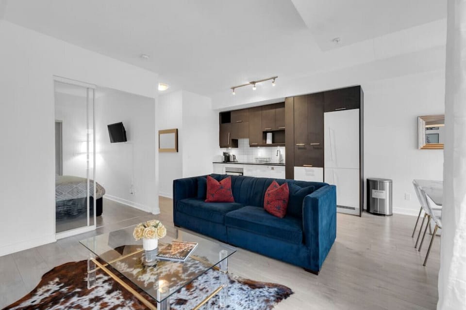 Open concept living space.