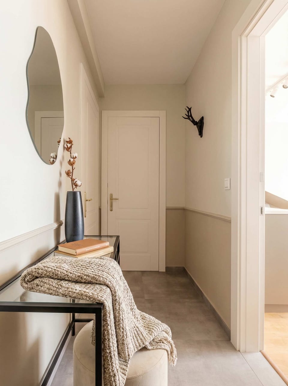 Entrance to the apartment with hallway 