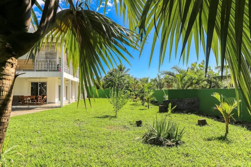 Grand jardin de la Kaz Voyageur sur l'Ile de La Réunion