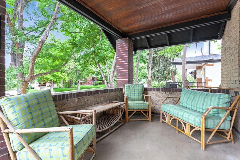 Watch the world go perched on your private front porch