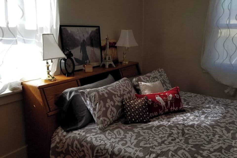 Bed just upgraded to a King Sized Memory Foam mattress with Bloomingdale's Bedding. 