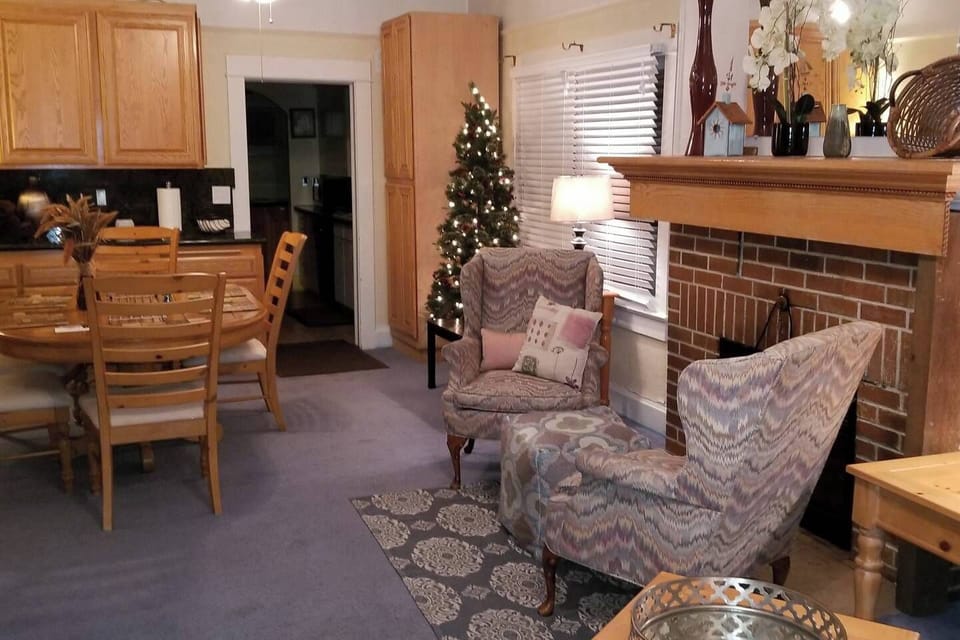 Plus we put up Christmas Trees during our winter season. Makes the home sparkle at night!
