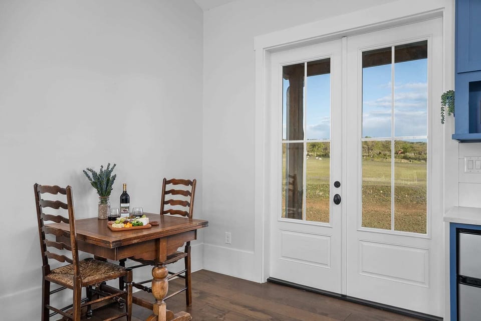Dining space for 2