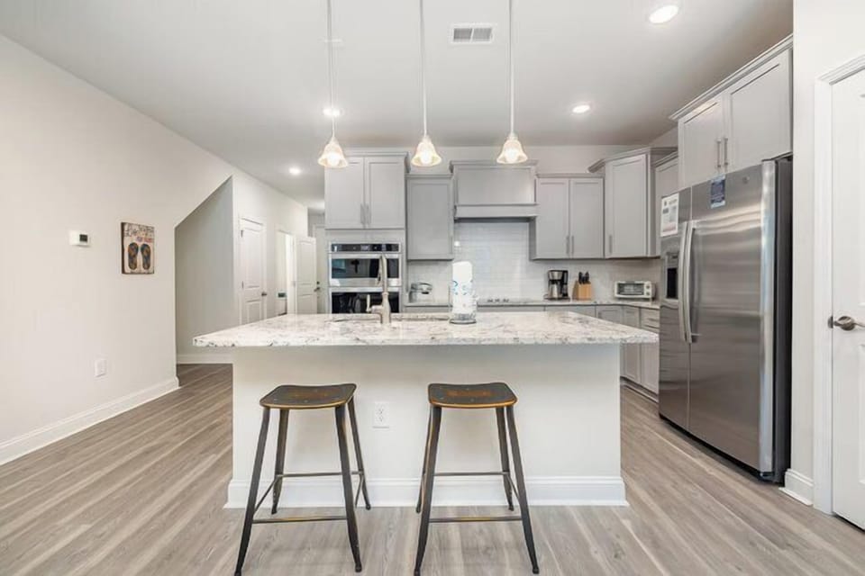 View of Kitchen from Living Room