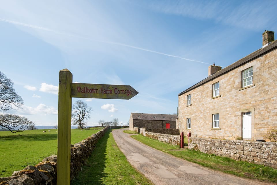 Walltown Farm Cottage - country setting of the cottage