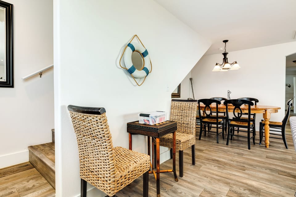 Enjoy game nights at the small gaming table