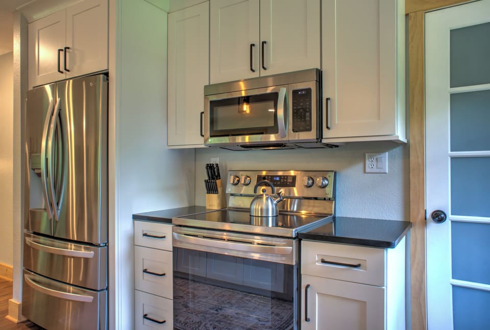 Chef's Kitchen with Stainless Steel Appliances