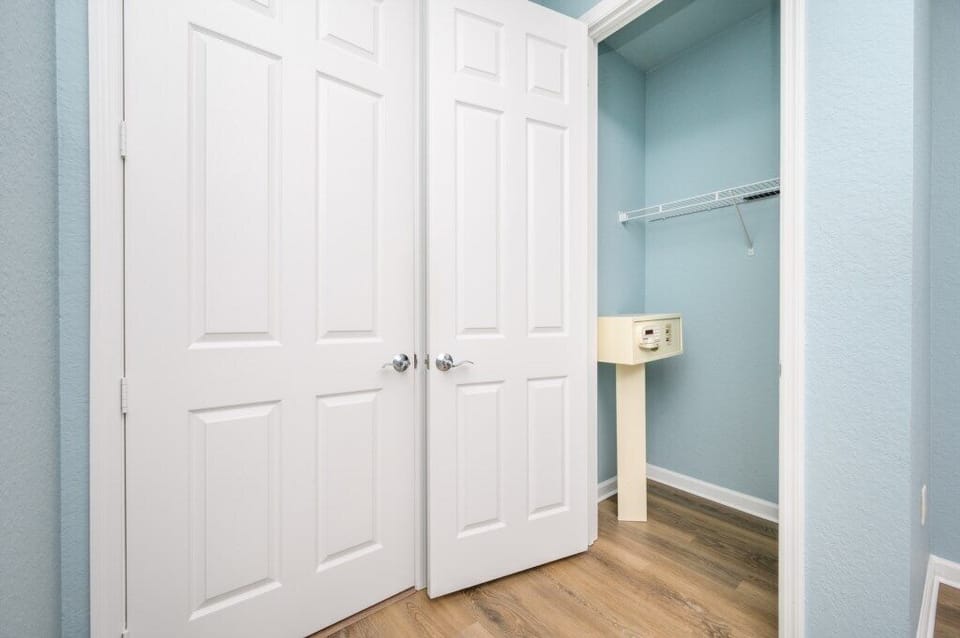 Primary Closet with Safe
