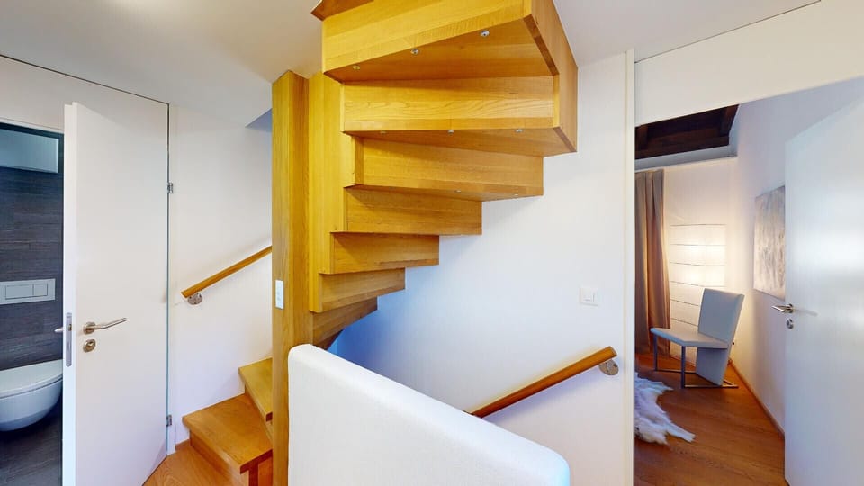 Stairs to the gallery