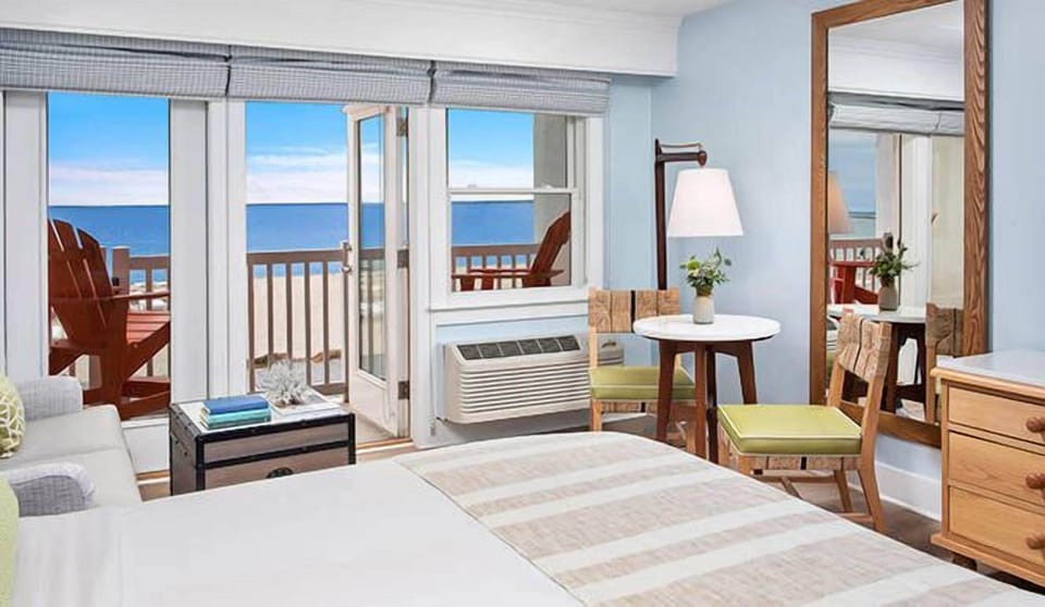 Breathe in salty air with balcony seating and ocean panoramas.