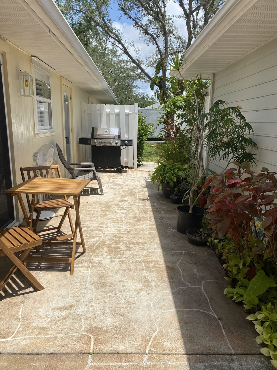 Private patio!