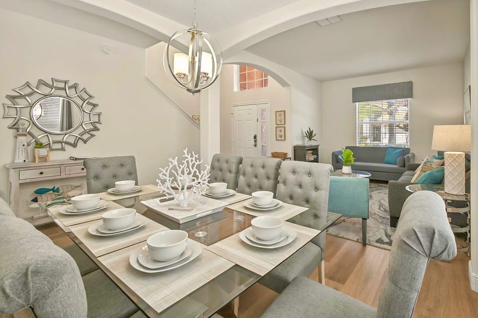 8 person Formal Dining Area 