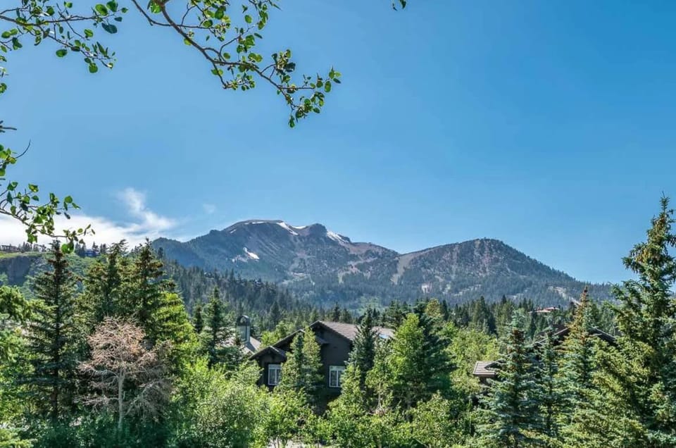 View of Mammoth Mountain from Patio