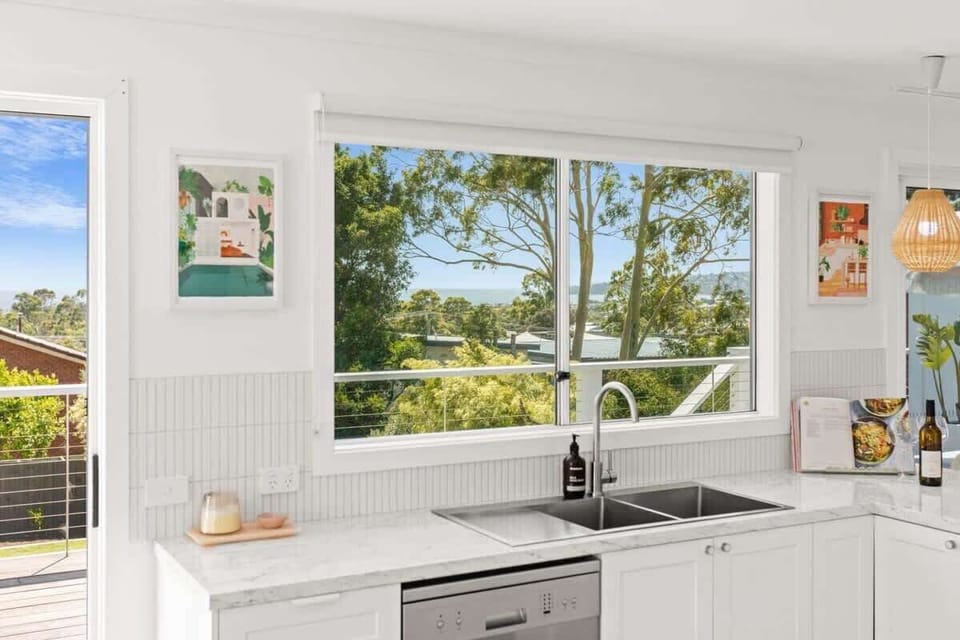 Beautiful scenery from the kitchen window