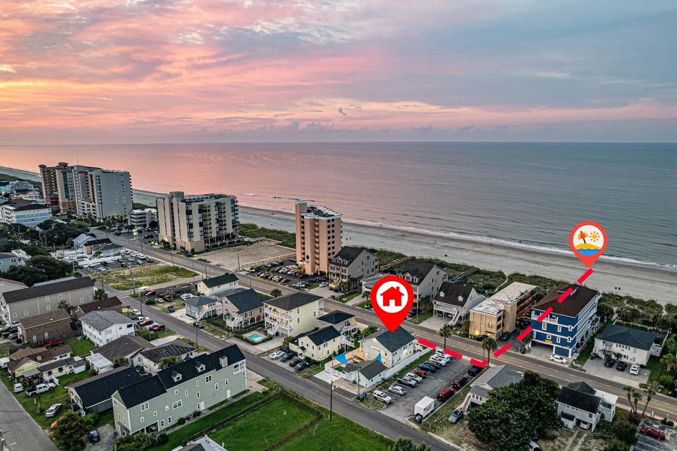 Located very close to the beach, North Myrtle has some beautiful sunrises and sunsets