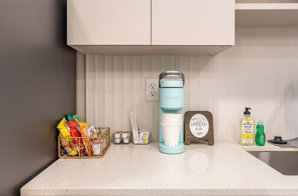 Complimentary snacks and coffee