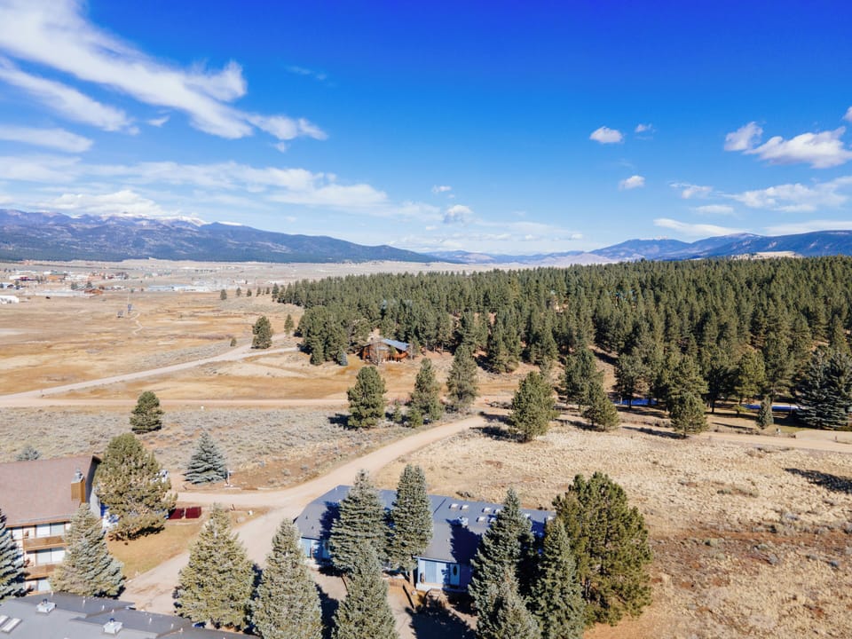 Aerial view of Alpine Garden condo complex