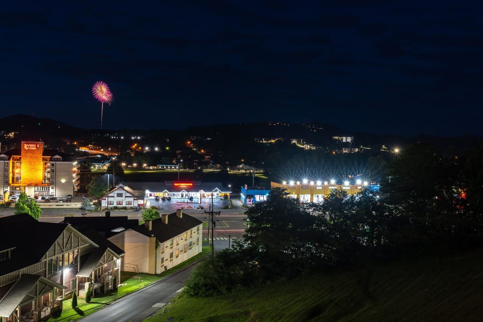 Overlooking downtown Pigeon Forge