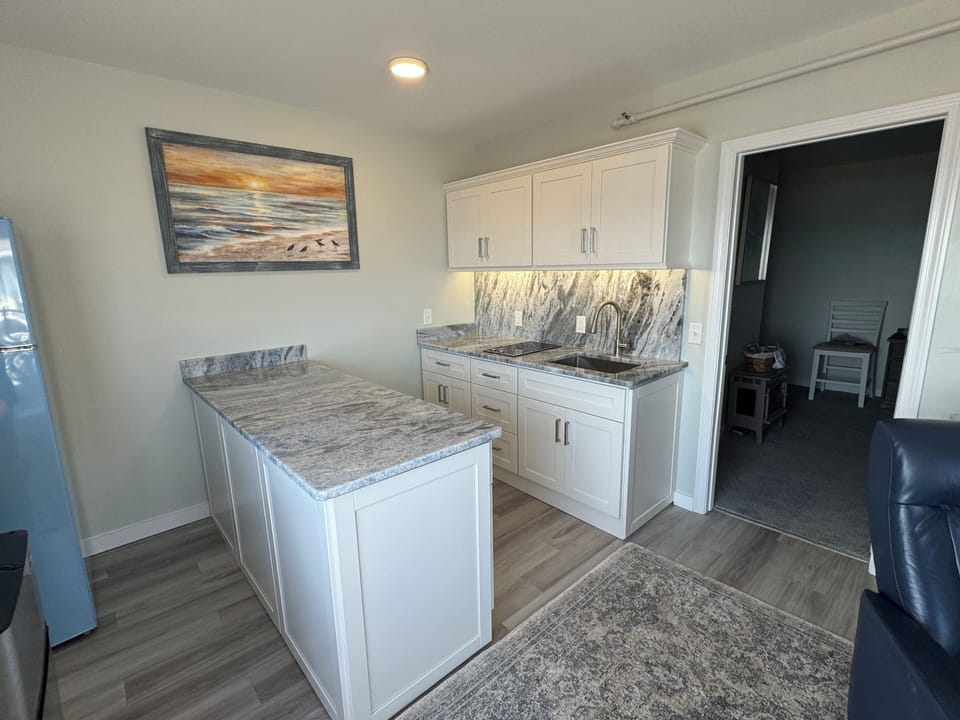 New kitchen island and cabinets & countertops